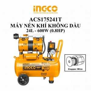 Máy nén khí không dầu Ingco ACS175241T