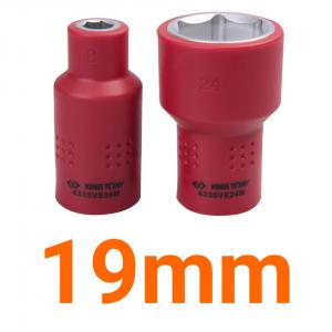 Đầu tuýp cách điện 1000V 19mm Kingtony 4335VE19M