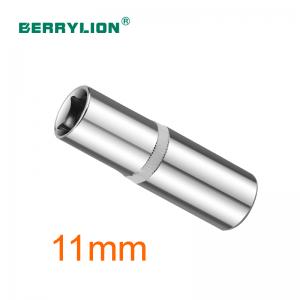 Đầu nối tuýp 1/2" xi bóng thép CRV 11mm Berrylion 081801011