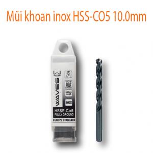 Mũi khoan inox HSS-CO5 10.0mm