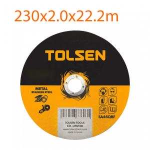 ĐĨA CẮT SẮT & INOX 230x2.0x22.2mm TOLSEN 76107
