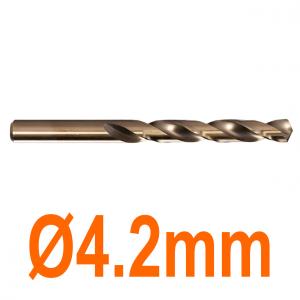 Mũi khoan chuyên inox Ø4.2mm phủ coban vàng Senka