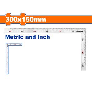 Thước vuông 300x150mm Wadfow WSR4330