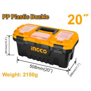 Hộp nhựa đựng công cụ 20" (khóa nhựa) Ingco PBX2001