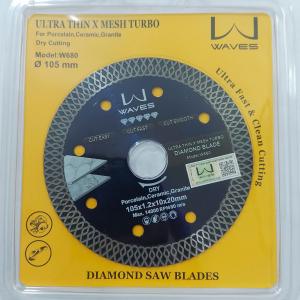 Đĩa cắt gạch bóng kính siêu mỏng lưỡi 105x1.2x10x20mm