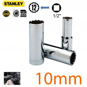 Đầu tuýp 1/2" 12PT deep 10mm Stanley STMT73341-8B