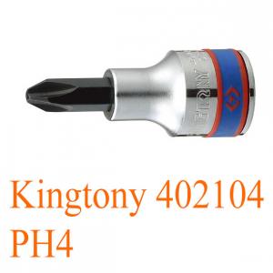 Đầu tuýp 1/2" mũi vít bake PH4 Kingtony 402104