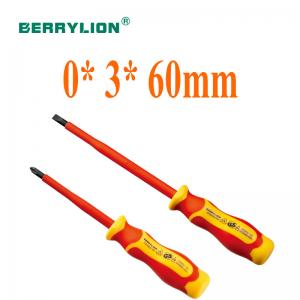 Tô vít cách điện VDE PH0* 3* 60mm đầu (+) Berrylion 030301060