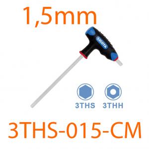 Lục giác thuần 2 đầu chữ T 1.5mm LICOTA