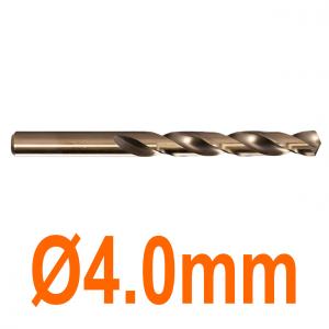 Mũi khoan chuyên inox Ø4.0mm phủ coban vàng Senka