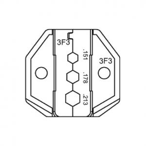 Đầu bấm cosse LICOTA ACP-01-3F3