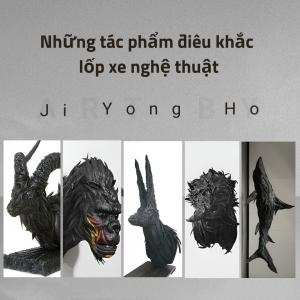 Những tác phẩm điêu khắc lốp xe nghệ thuật của nghệ sĩ Ji Yong-Ho