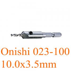 Mũi khoan sắt thép âm mũi vít 10.0x3.5mm chuôi lục 76mm Onishi