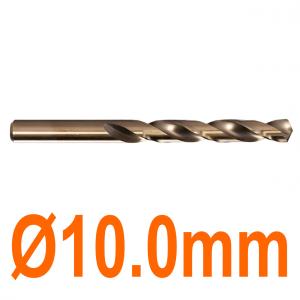 Mũi khoan chuyên inox Ø10.0mm phủ coban vàng Senka