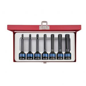 Bộ tube 1/2" đen Kingtony mũi LG dài 7pcs 4457MP
