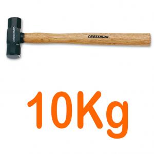 Búa lục giác 10kg cán gỗ Crossman