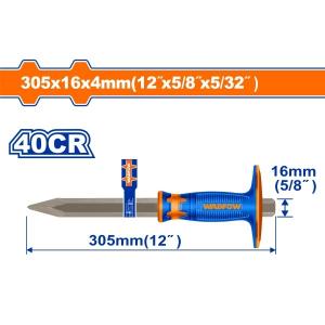 Mũi đục nhọn bê tông 4x16x305mm Wadfow WCC2313