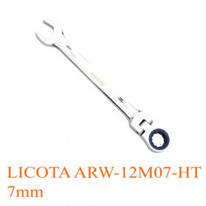 Cờ lê vòng miệng tự động 1 chiều lắc léo 7mm LICOTA