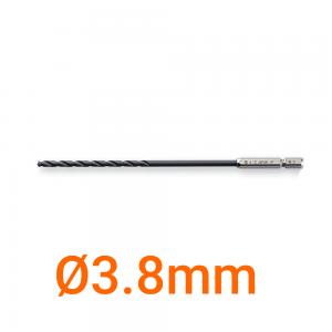 Mũi khoan sắt Ø3.8mm chuôi lục 6 ly loại dài 180mm Onishi