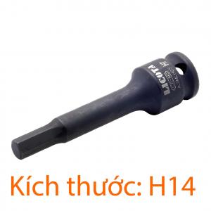 Đầu tuýp 3/8" lục giác chìm loại 78mm H14 LICOTA