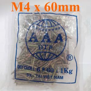 Vít gỗ vàng ren thưa 1kg 6P (6 #60)