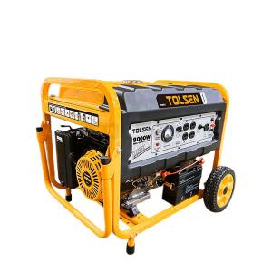 Máy phát điện chạy bằng xăng có bánh xe 8000W Tolsen 79893