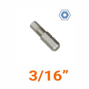 Mũi bắt vít lục giác có lỗ 3/16" x 25mm LICOTA