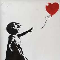 Từ biệt bong bóng. Ảnh Họa sỹ Banksy