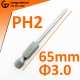 Đầu bắt vít 4 cạnh PH2 Φ3.0 dài 65mm chuôi lục thép S2 sản phẩm chất lượng cao trên thị trường