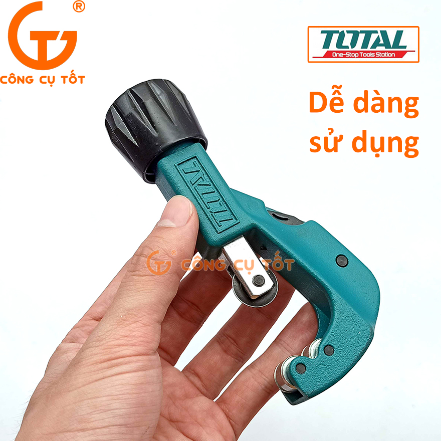 Dụng cụ cắt ống nhôm đồng 3-32mm Total TH53321 sử dụng đĩa cắt cho thợ nhôm, thợ sửa điện lạnh chuyên nghiệp.