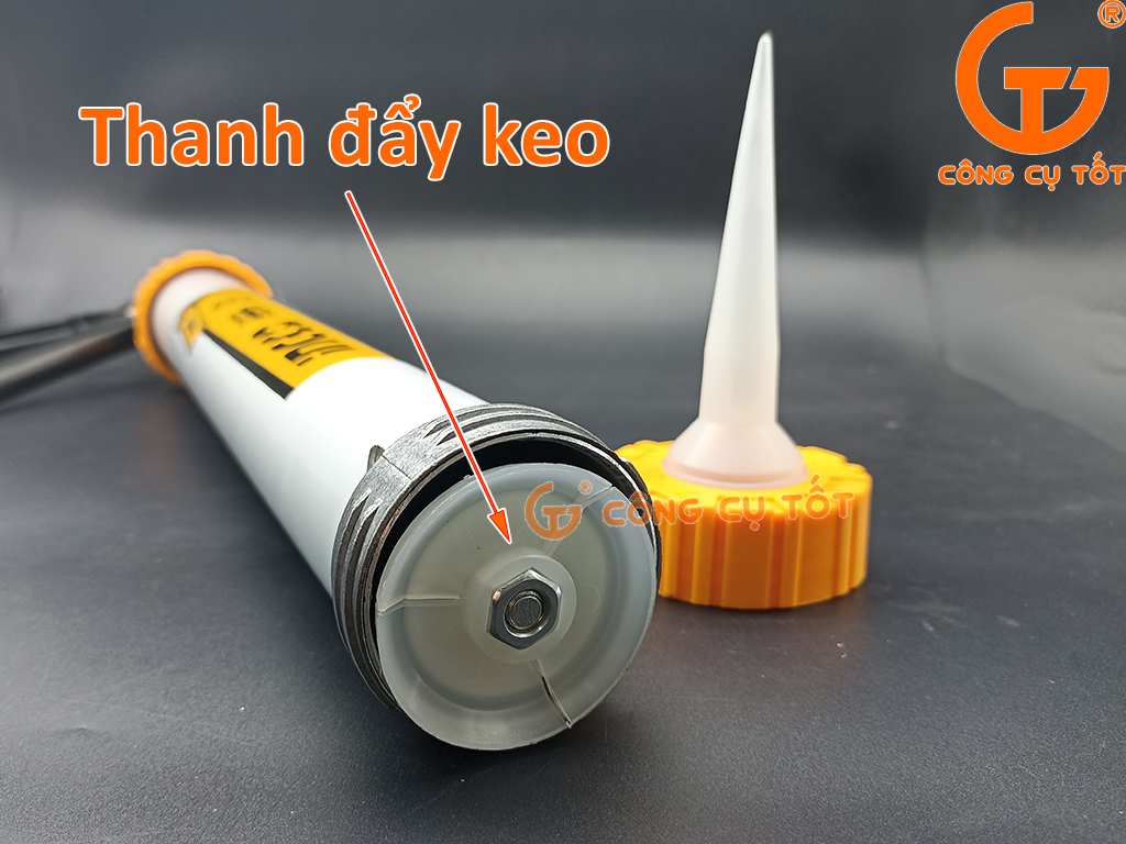 Thanh đẩy keo silicone Ingco