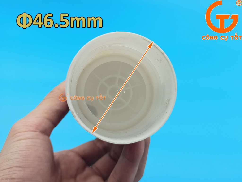 Chai keo silicone phi 49mm trung tính màu trắng sữa