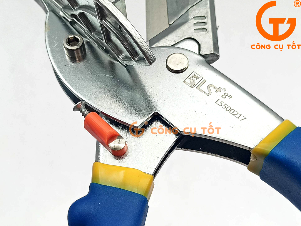 Kéo cắt góc điều chỉnh dùng lưỡi dao trổ LS+ 8inch LS500217