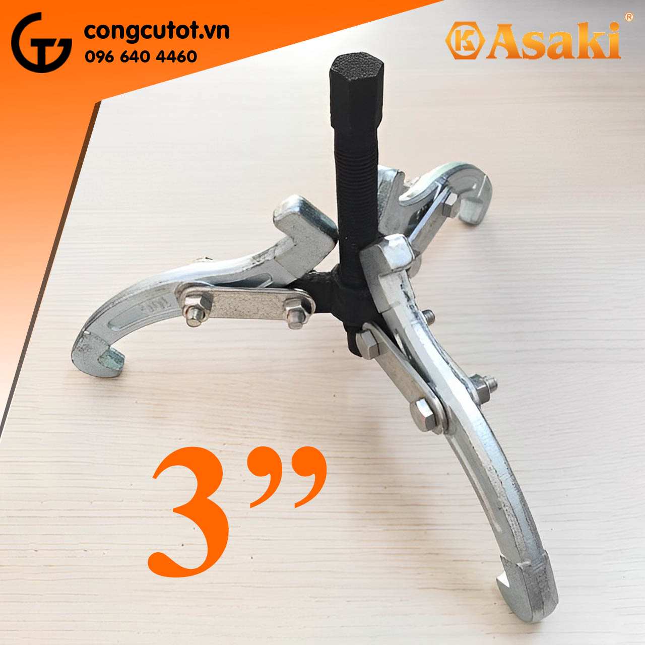 Cảo 3 chấu Asaki AK-1037 là sản phẩm chất lượng cao được nhiều người tin dùng