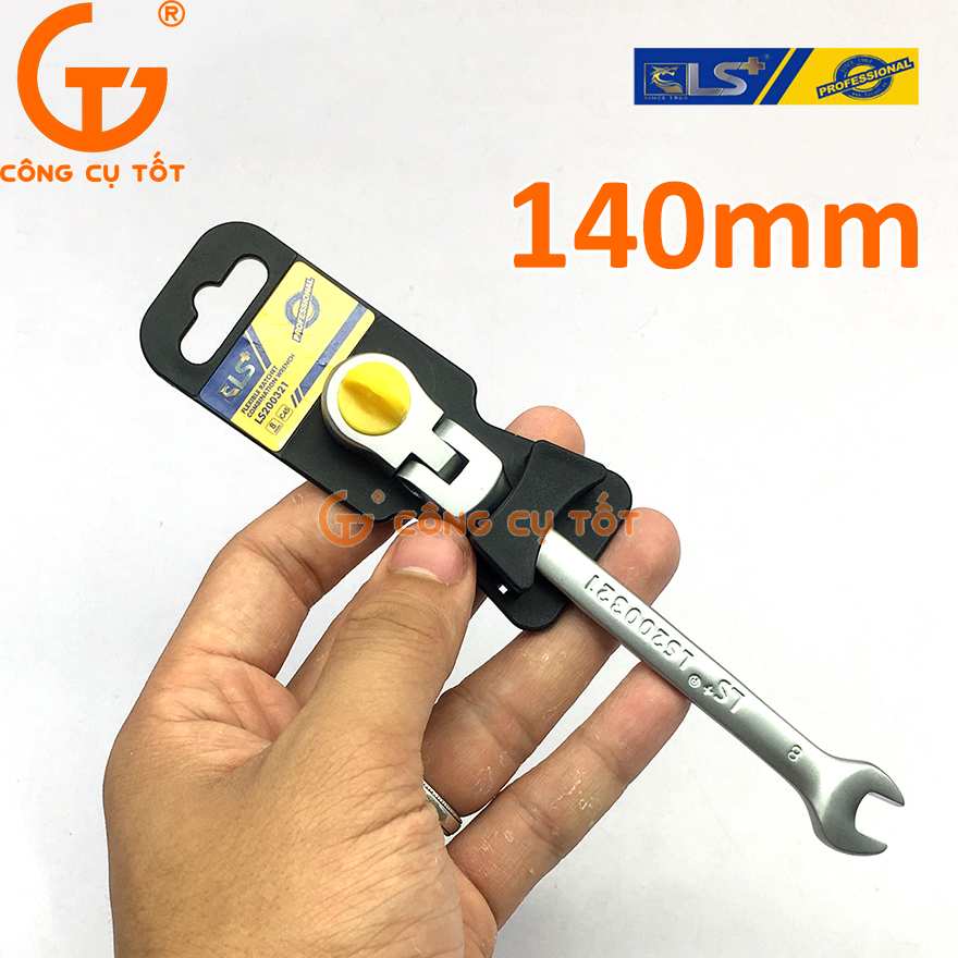 Cờ lê vòng miệng lắc léo 8mm LS200321 dễ dàng cầm nắm và sử dụng