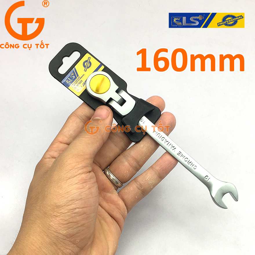 Cờ lê vòng miệng lắc léo 10mm LS200323 dễ dàng cầm nắm và sử dụng