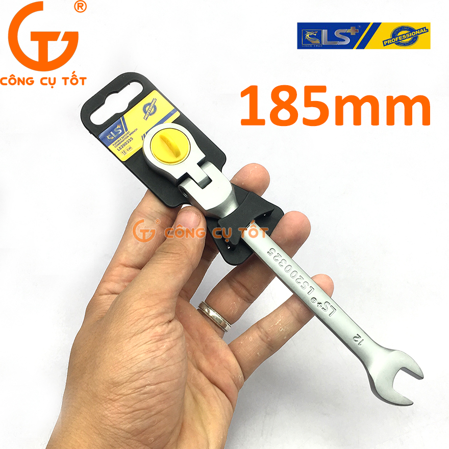 Cờ lê vòng miệng lắc léo 12mm LS200325 dễ dàng cầm nắm và sử dụng