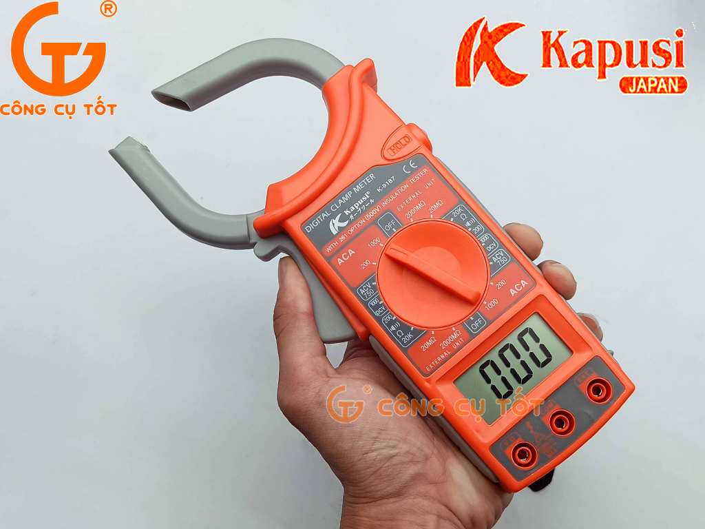 Ampe kìm vạn năng 1000A dân dụng Kapusi K-9187