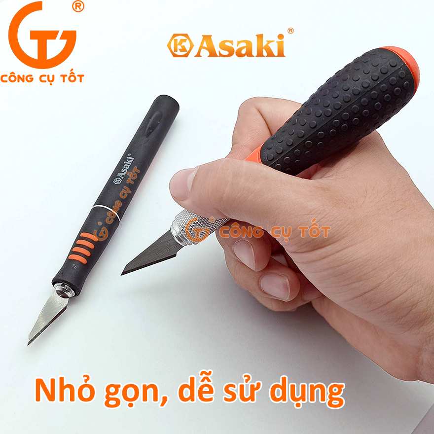 Dao khắc Asaki AK-3960 thiết kế kiểu bút, dễ dàng sử dụng