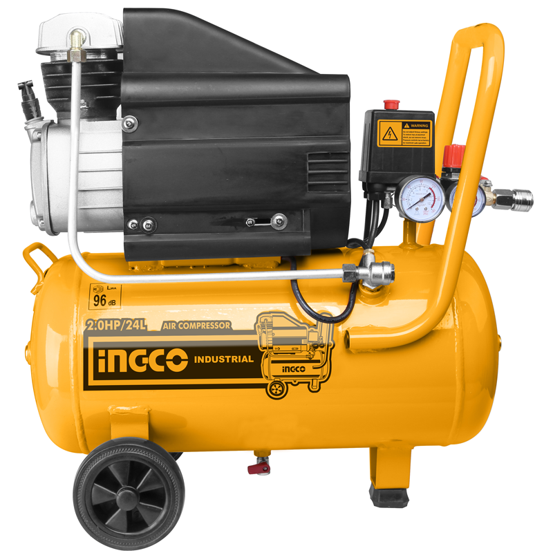 Máy nén khí có dầu 8 cân hơi 24l công suất 1.5kW Ingco AC20248T