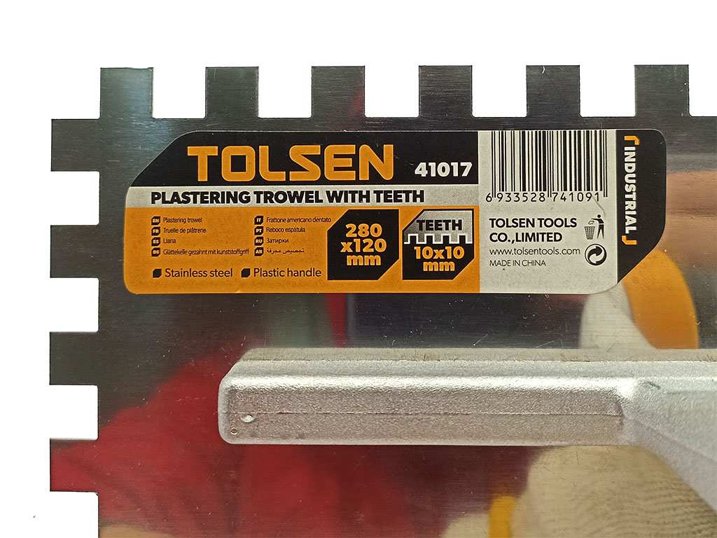 Bay răng cưa cán nhựa TOLSEN 41017 từ thép hợp kim với bề mặt sáng bóng