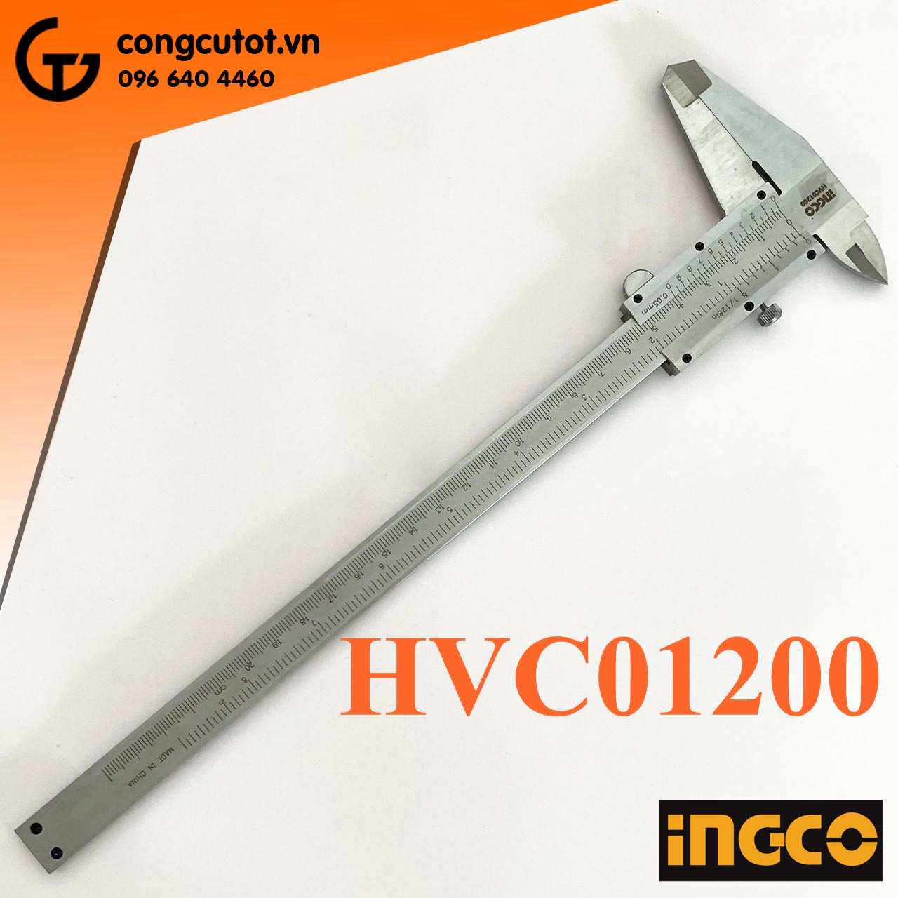 Công cụ thước kẹp cơ khí 200mm của thương hiệu Ingco