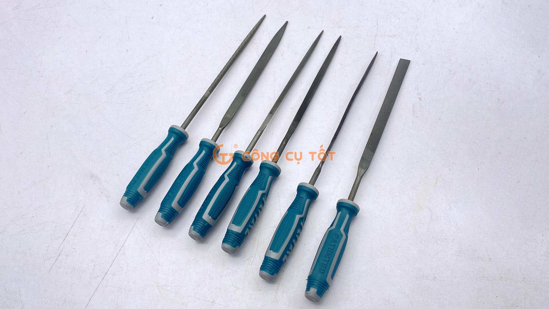 Bộ 6 dũa sắt ⌀3x140mm Total THT91462