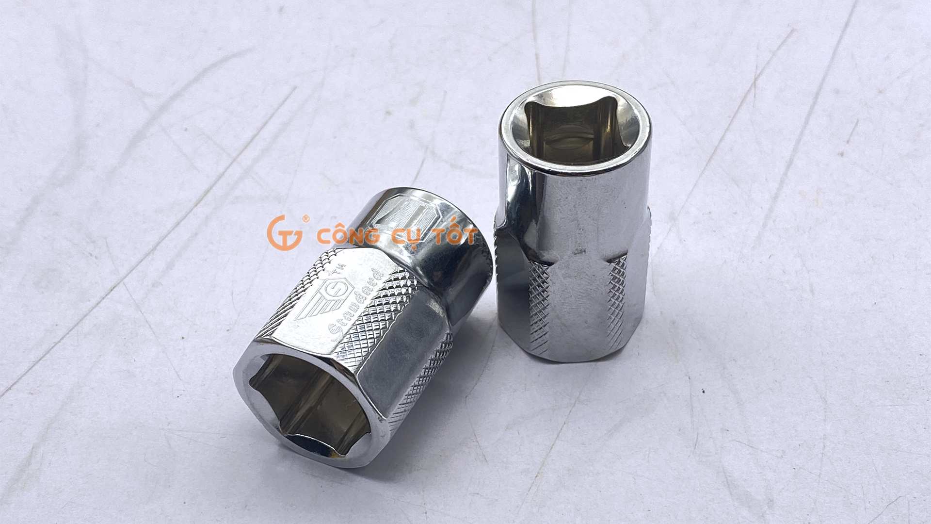 Tuýp lục giác ½ xi bóng gương ⬡17x38mm Standard Đài Loan