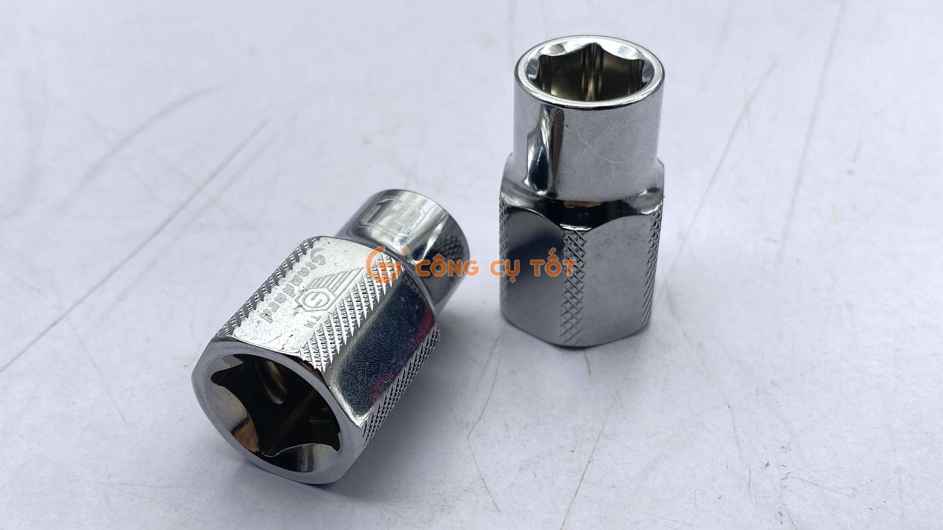 Tuýp lục giác ½ xi bóng gương ⬡12x38mm Standard Đài Loan