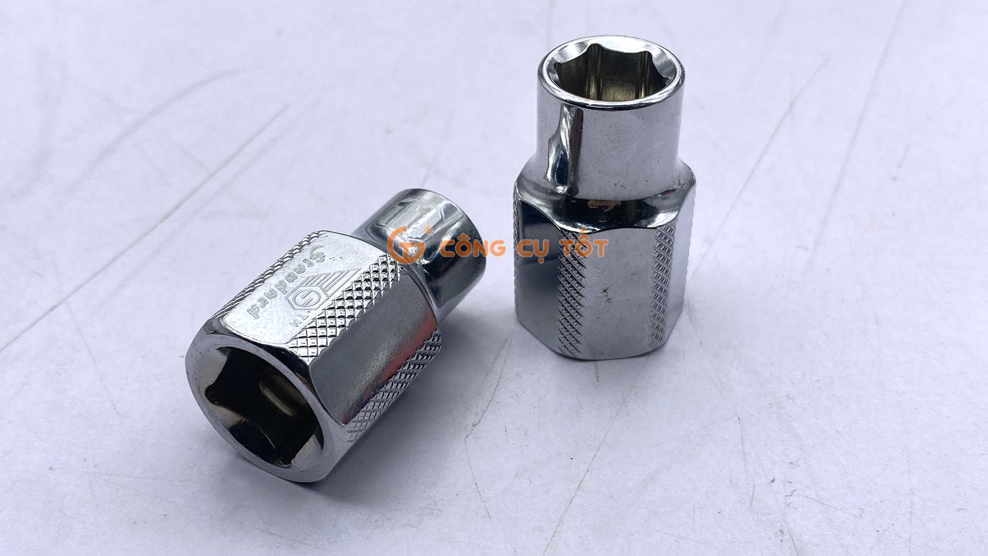 Tuýp lục giác ½ xi bóng gương ⬡11x38mm Standard Đài Loan