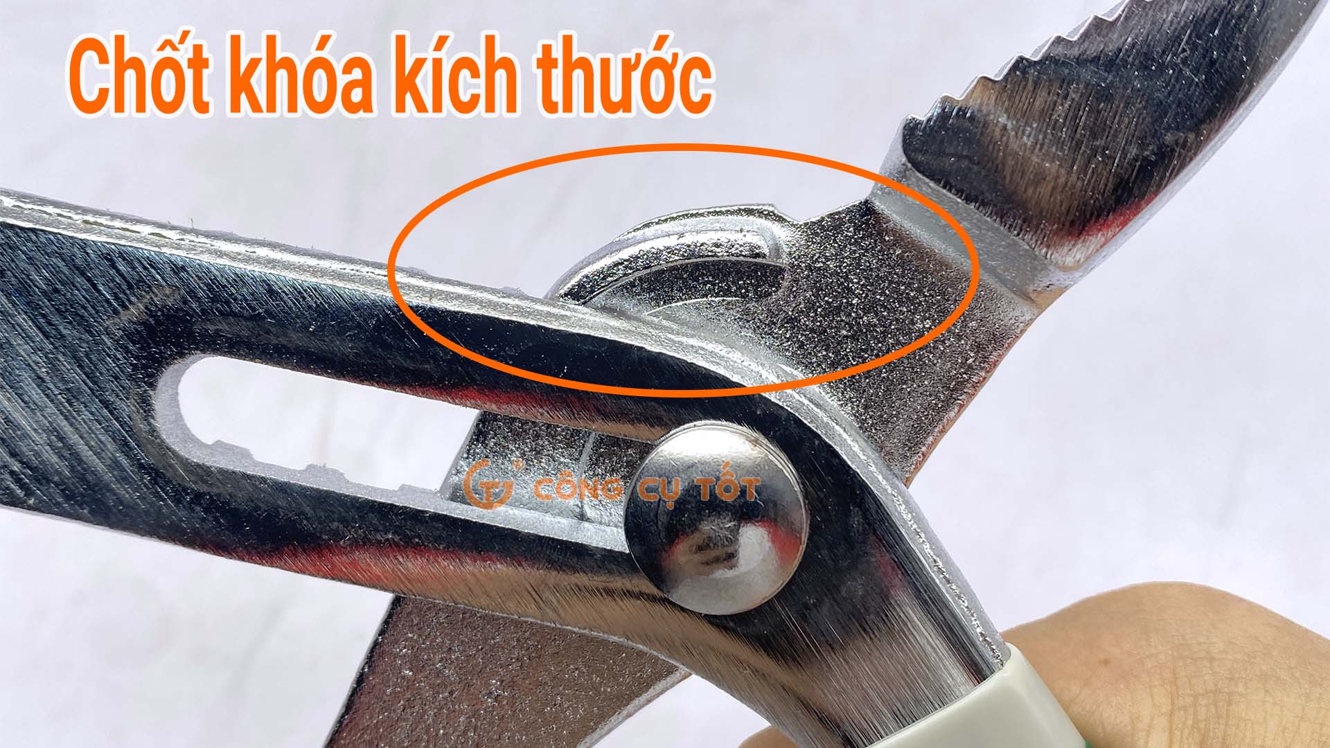 Chốt khóa kích thước