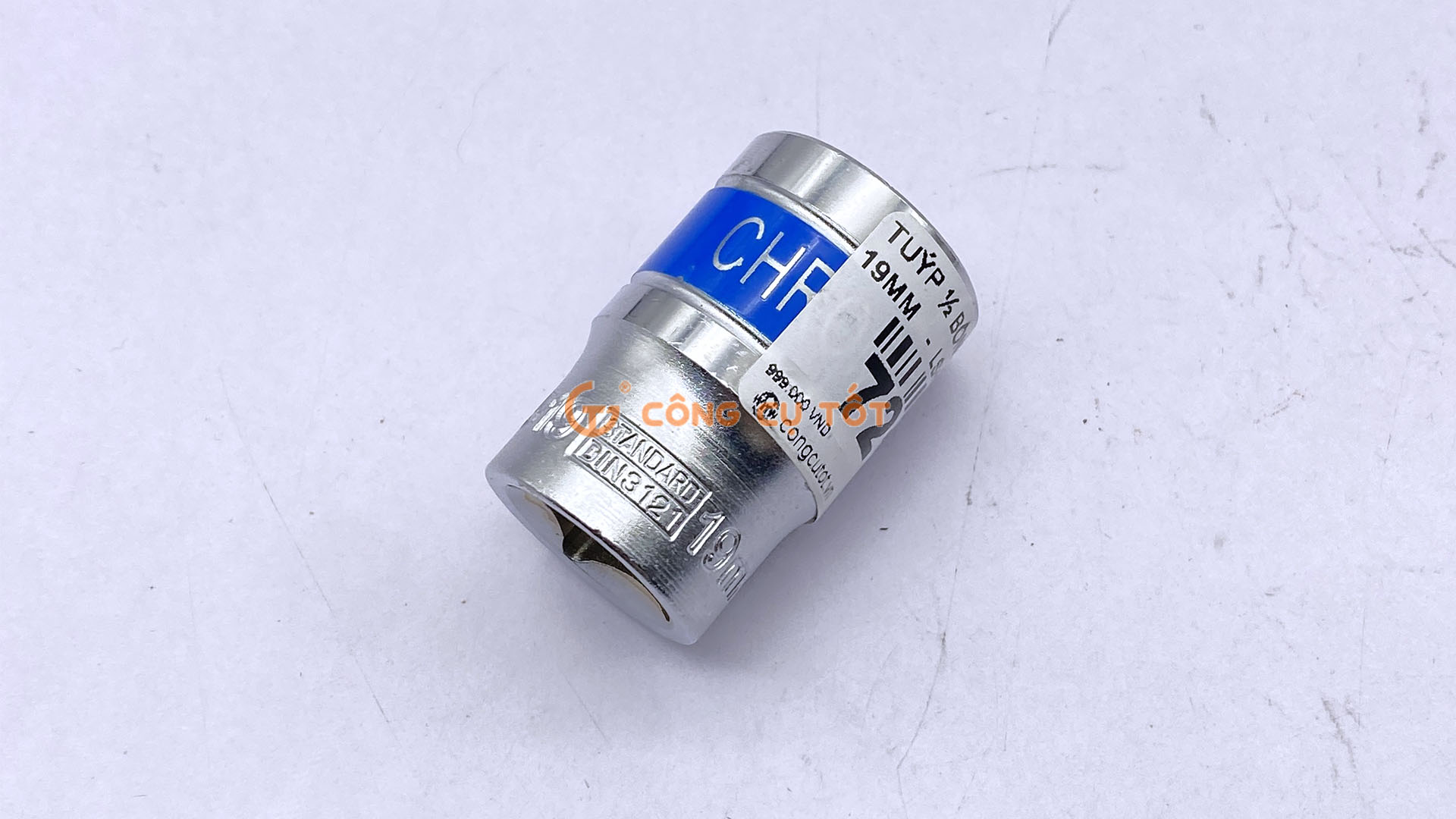 Khẩu ½ bông 12 cánh ngắn 19mm LS+ LS121519