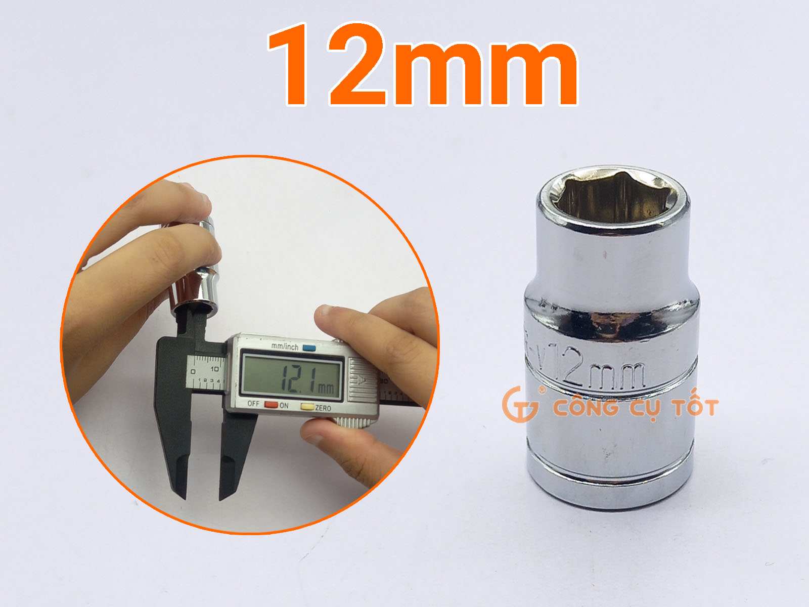 Đầu tuýp cỡ 12mm