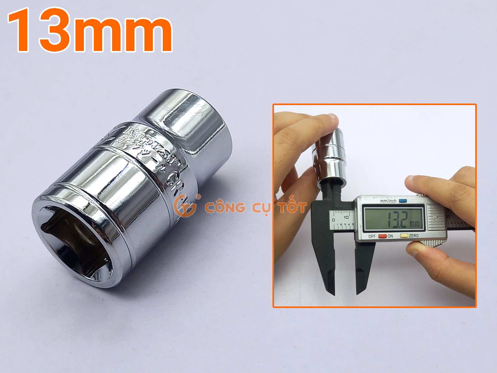 Đầu tuýp cỡ 13mm